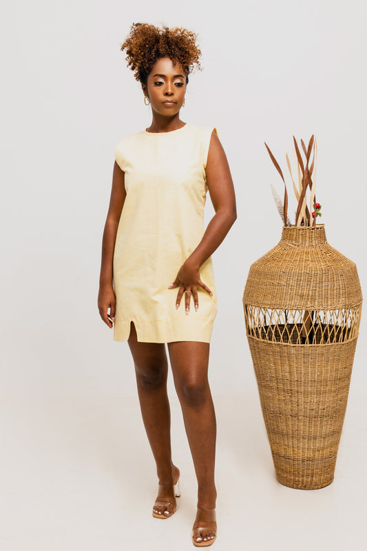 Alana Linen Mini - Citrus